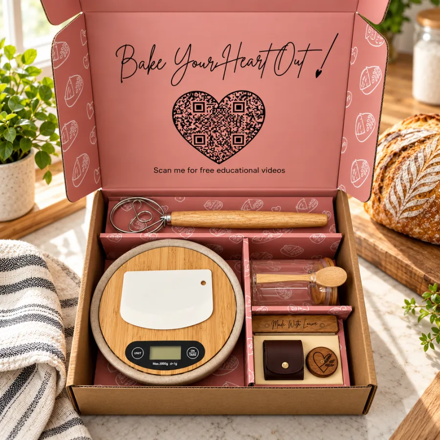 Sourdough Kit + Starter With Recipe & Educational Tutorials
